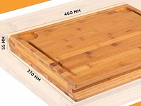 Multifunctionele snijplank met 7 stapelbare voorraaddozen meateor - afbeelding 2 van  7