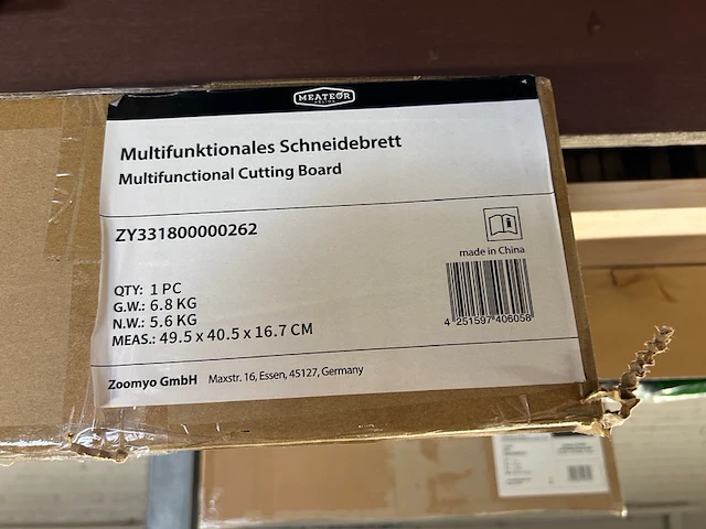 Multifunctionele snijplank met 7 stapelbare voorraaddozen meateor - afbeelding 5 van  7