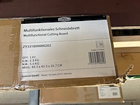 Multifunctionele snijplank met 7 stapelbare voorraaddozen meateor - afbeelding 5 van  7