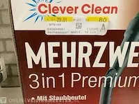 Multifunctionele stofzuiger 3in1 hsp, clever clean, grijs/zwart - afbeelding 3 van  3