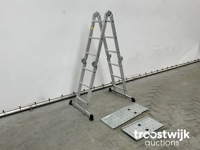 Multifunctionele vouwladder - afbeelding 2 van  9