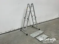 Multifunctionele vouwladder - afbeelding 2 van  9