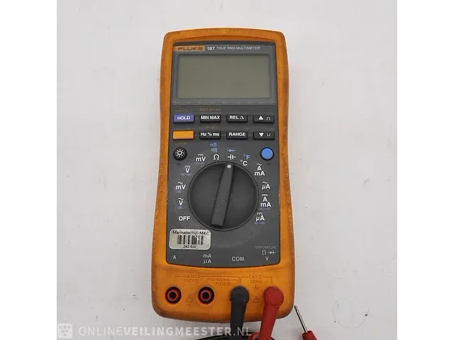 Multimeter fluke, 187 true rms - afbeelding 2 van  6