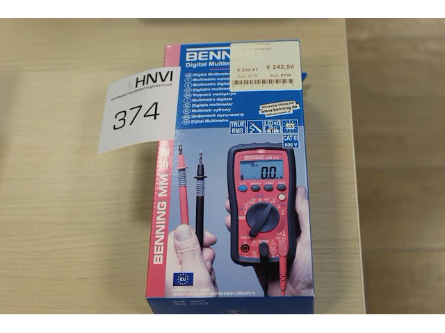 Multimeter/klemmeter benning mm5-2 - afbeelding 1 van  2