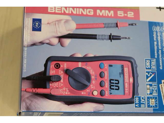 Multimeter/klemmeter benning mm5-2 - afbeelding 2 van  2