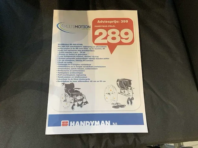 Multimotion m5 rolstoel - afbeelding 3 van  3
