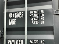 Multiple doors zeecontainer 40ft - afbeelding 9 van  10