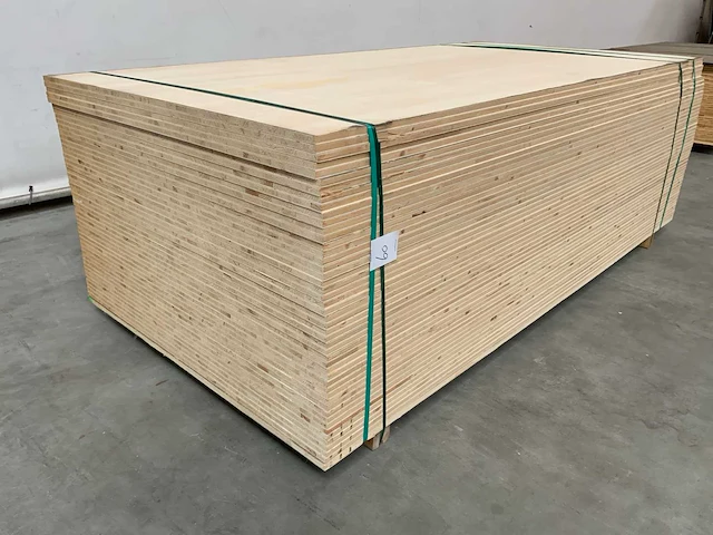 Multiplex 5-laags 2440x1220x16mm (47x) - afbeelding 1 van  6