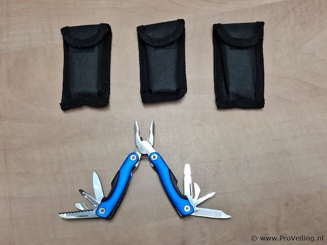 Multitool incl. opberghoes - 3 stuks - afbeelding 1 van  2