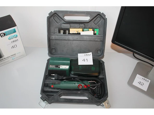 Multitool parkside met diverse accessoires in koffer. - afbeelding 1 van  2