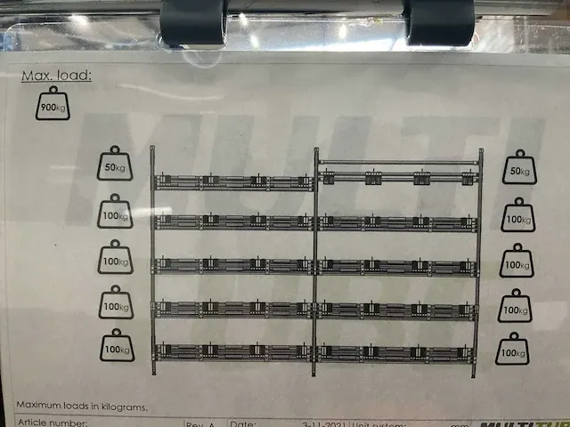 Multitube kanban stelling - afbeelding 7 van  9