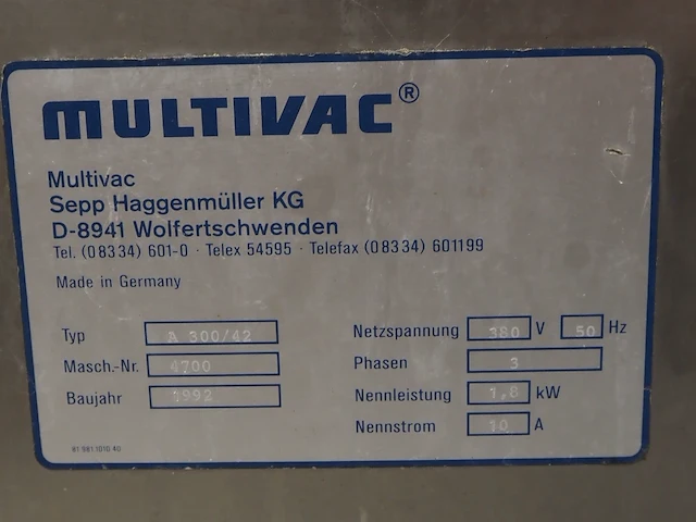 Multivac - afbeelding 4 van  13