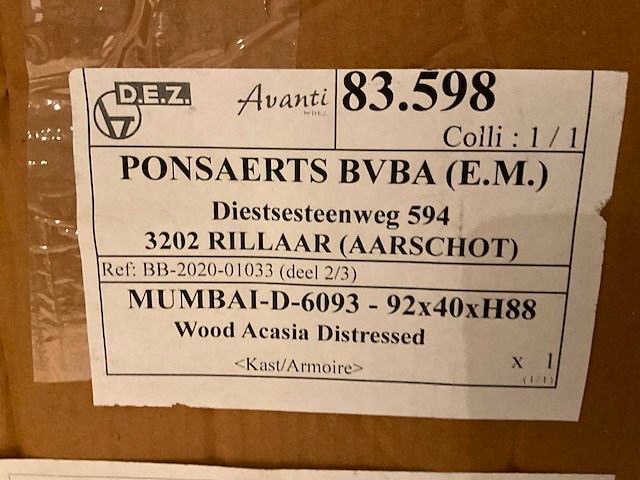 Mumbai opbergkast - afbeelding 3 van  5