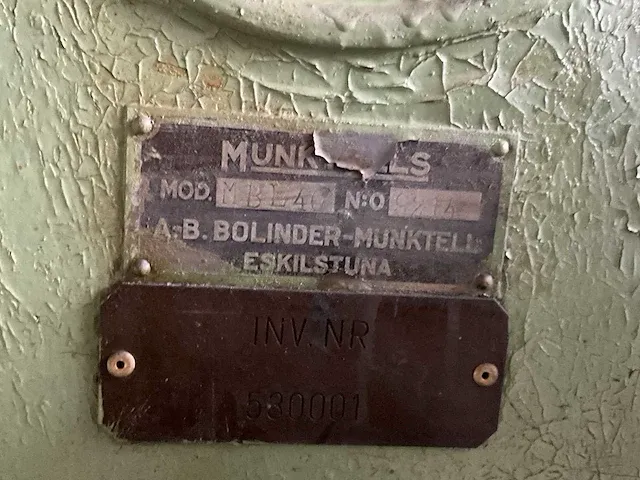 Munktells mbl40 excenterpers - afbeelding 7 van  15