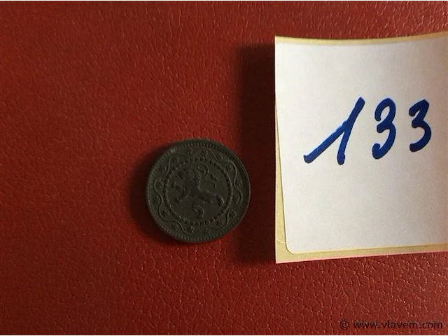 Munt belgië 10 cent 1916 - afbeelding 2 van  2