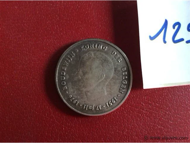 Munt belgië 250fr 1951 - 1976 - afbeelding 1 van  2
