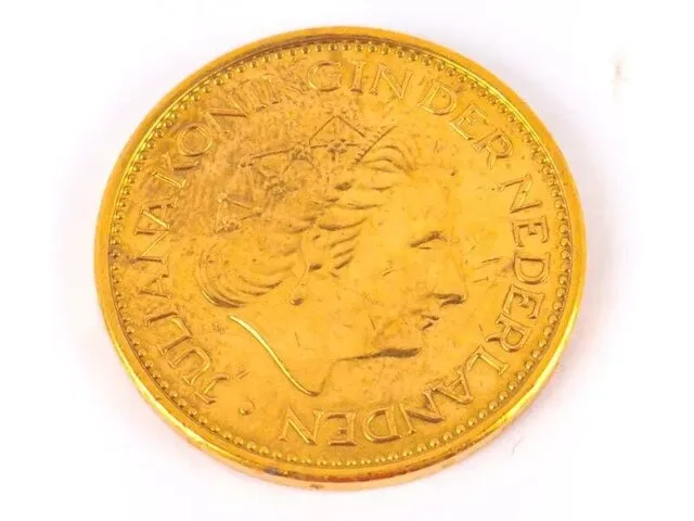 Munt koningin juliana - afbeelding 1 van  2