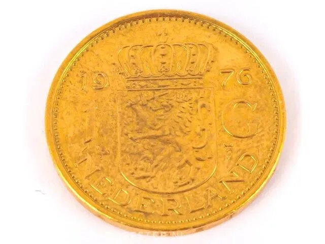 Munt koningin juliana - afbeelding 2 van  2