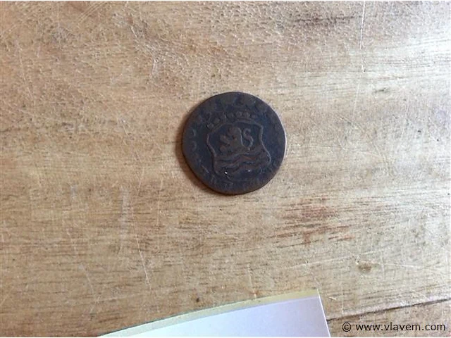 Munt nl zeelandia 1765 - afbeelding 2 van  2
