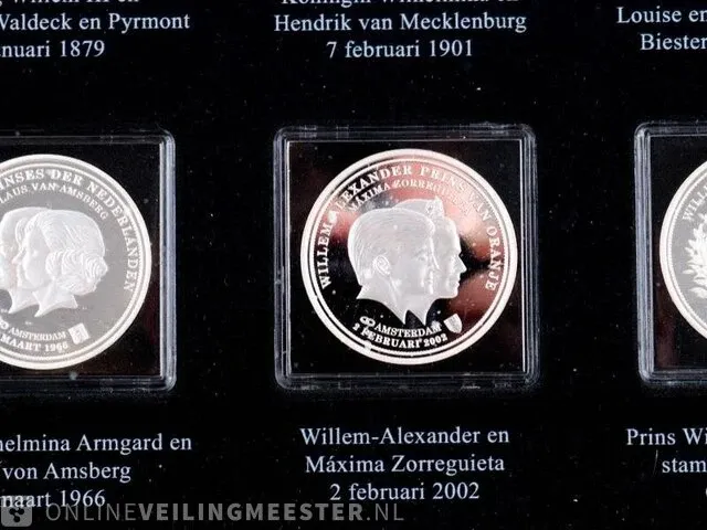 Muntencollectie de koninklijke huwelijksportretten - afbeelding 11 van  11