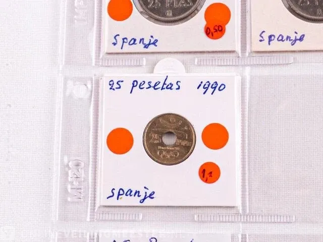 Muntencollectie spanje - afbeelding 2 van  20