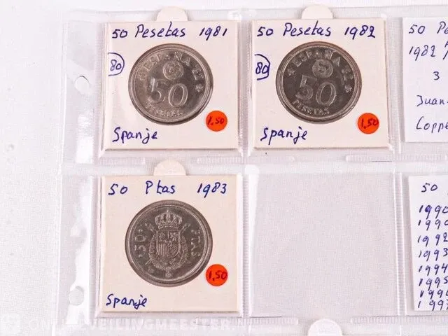 Muntencollectie spanje - afbeelding 12 van  20