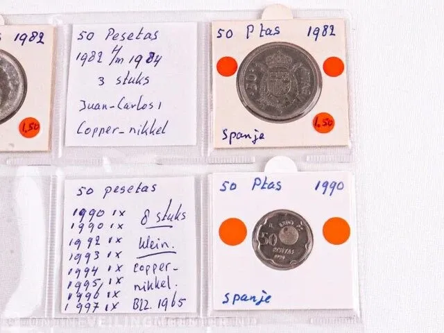 Muntencollectie spanje - afbeelding 14 van  20