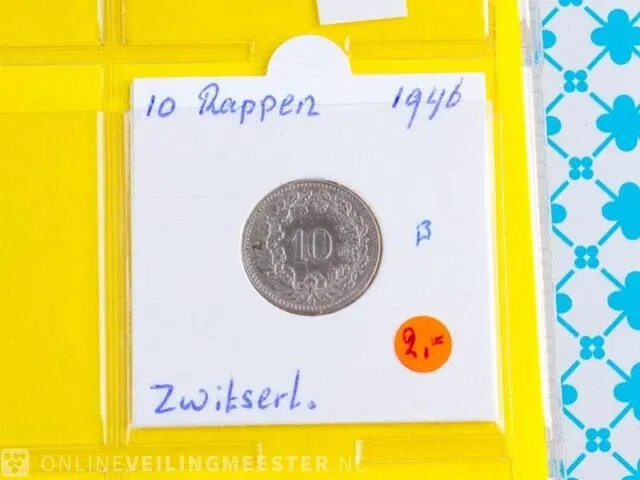 Muntencollectie zwitserland - afbeelding 30 van  58