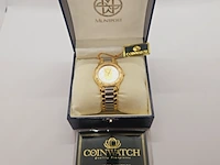 Muntpost coinwatch - 1 gulden nederland - two tone herenhorloge - afbeelding 2 van  9