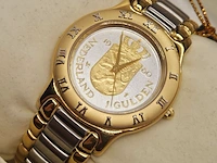 Muntpost coinwatch - 1 gulden nederland - two tone herenhorloge - afbeelding 3 van  9