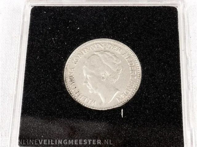 Muntset koning willem en koningin wilhelmina (o.a.. zilver) - afbeelding 2 van  5