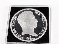Muntset koning willem en koningin wilhelmina (o.a.. zilver) - afbeelding 4 van  5