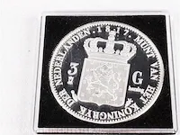 Muntset koning willem en koningin wilhelmina (o.a.. zilver) - afbeelding 5 van  5