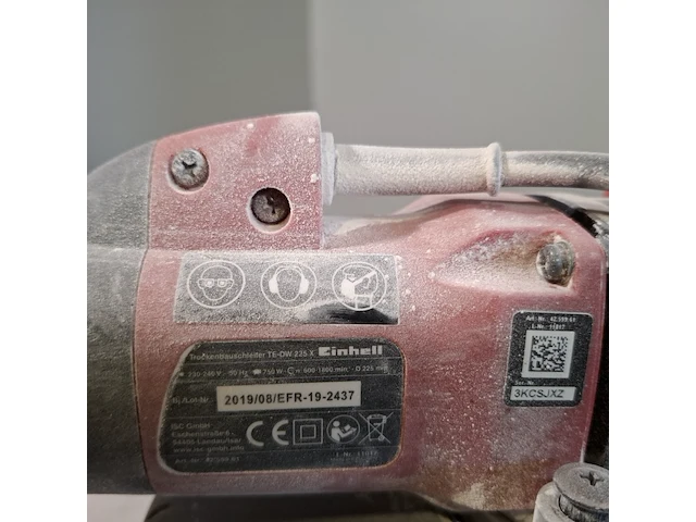 Muren polijstmachine, einhell, te-dw 225 x, 2019 - afbeelding 4 van  7