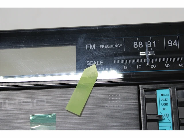 Muse m-380gb ghettoblaster met, fm, cd, cassette, usb, sd, 80 watt - afbeelding 6 van  6