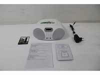 Muse md208 dbw draagbare dab+ radio cdspeler wit - afbeelding 4 van  4