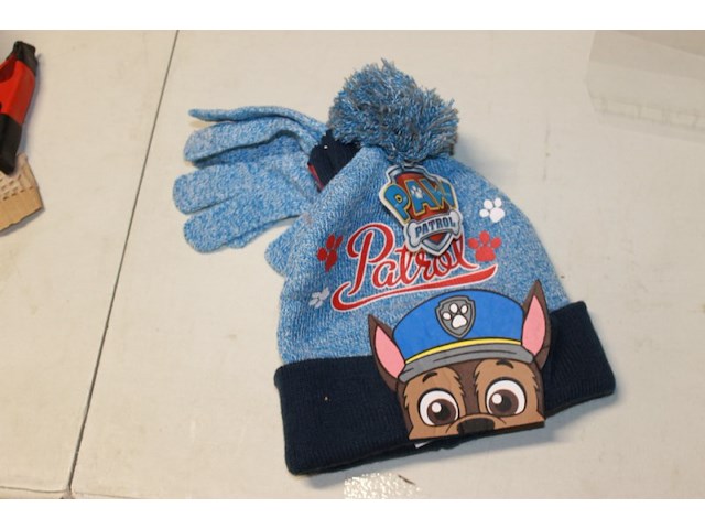 Muts paw patrol met handschoen 1x in krat b - afbeelding 1 van  3