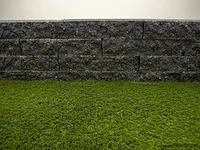 Muurblokken van beton - kleur zwart - 6x10x30cm - 450 stuks - afbeelding 1 van  3