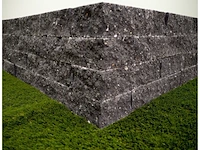 Muurblokken van beton - kleur zwart - 6x10x30cm - 450 stuks - afbeelding 3 van  3