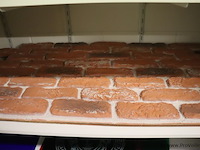 Muurpaneel/wandbekleding met baksteenpatroon - afbeelding 1 van  2