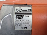 Muursleuvenfreesmachine 230v spit, f40, bouwjaar 2014 - afbeelding 4 van  6