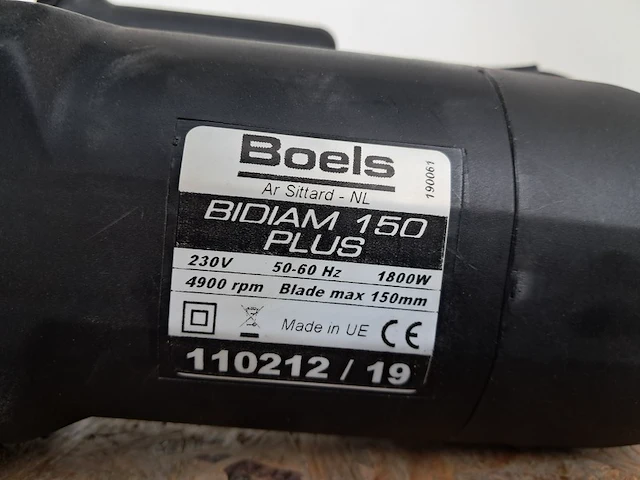 Muursleuvenzaag - 40mm - 230v mtd, sd1500, bouwjaar 2019 - afbeelding 4 van  5