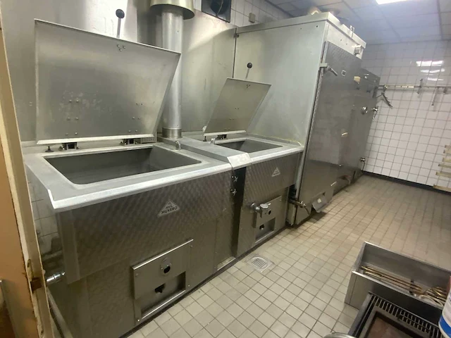 Muvero dubbele kookketel met rookkasten - afbeelding 1 van  15