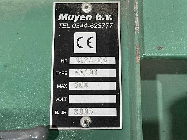 Muyen a105-500 kg glaszuiger met vacuüm pomp - afbeelding 2 van  11