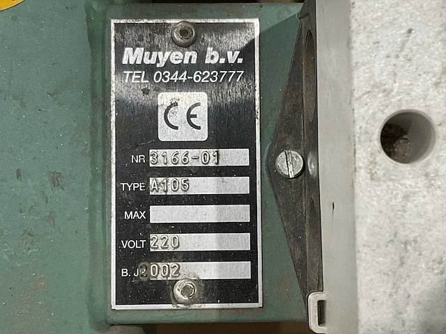 Muyen a105-500 kg glaszuiger met vacuüm pomp - afbeelding 11 van  11
