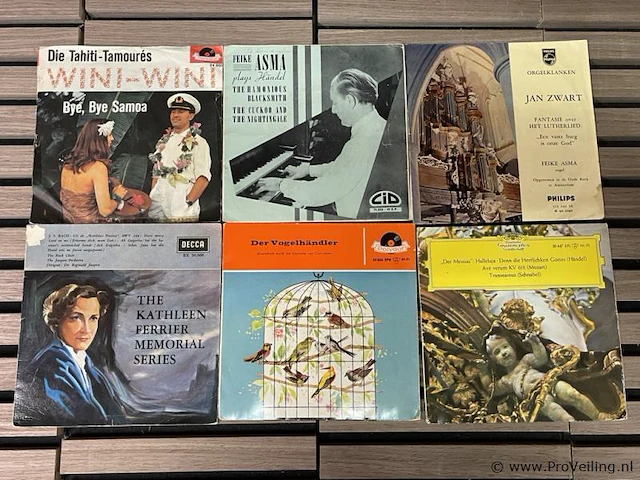 Muziek singles/vinyl, diverse soorten o.a. the kathleen ferrier memorial series; - afbeelding 1 van  1
