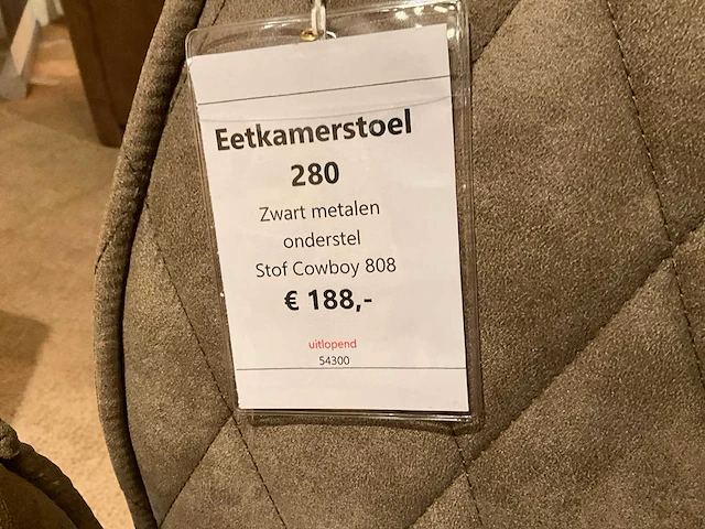 Mx draaibare eetkamerstoel (4x) - afbeelding 5 van  5
