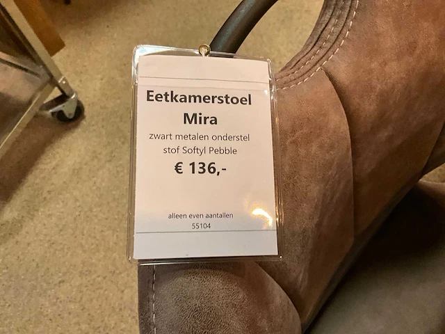 Mx mira eetkamerstoel (6x) - afbeelding 6 van  7