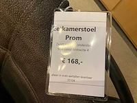 Mx prom verrijdbare eetkamerstoel (4x) - afbeelding 6 van  6