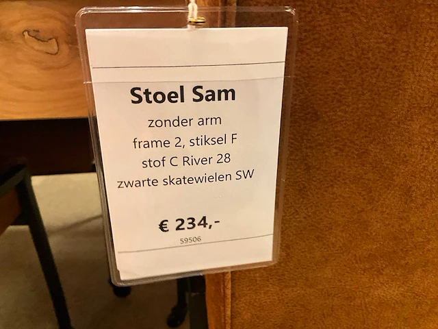 Mx sam verrijdbare eetkamerstoel (4x) - afbeelding 5 van  6
